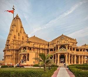 Somnath Temple on the Arabian Sea coast, Gujarat