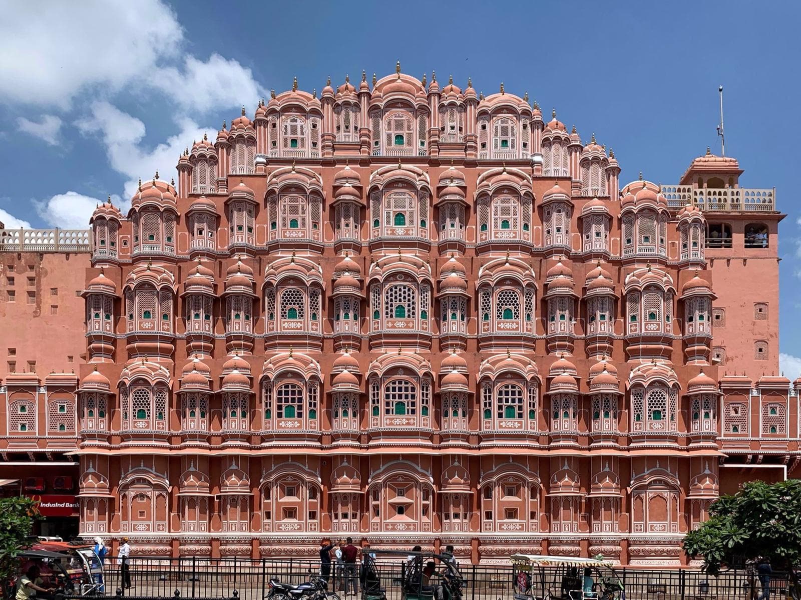 Hawa Mahal, the Palace of Winds, in the old walled city of Jaipur, Rajasthan